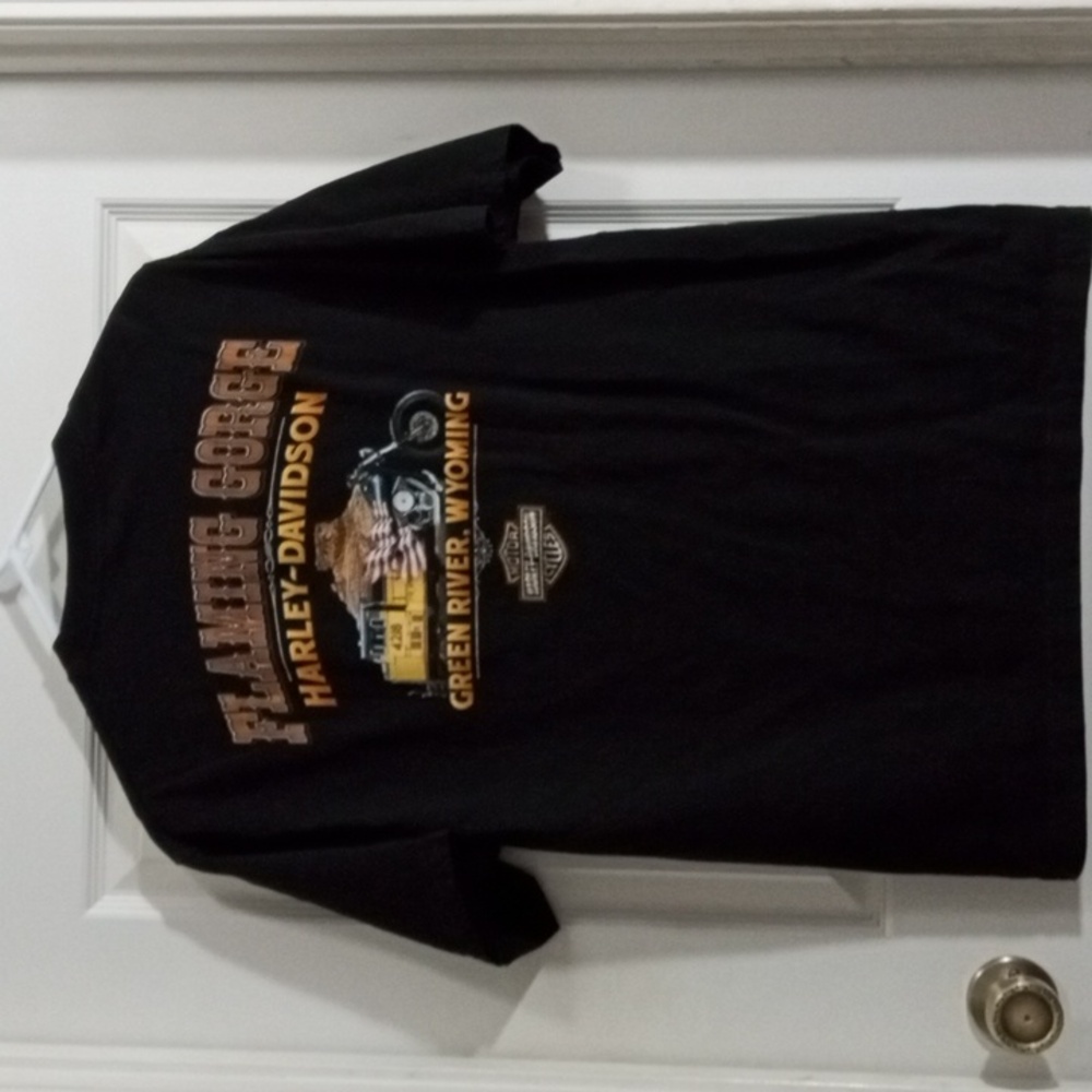 Harley-Davidson Black Short Sleeve Tee Men’s Medium - Picture 4 of 6